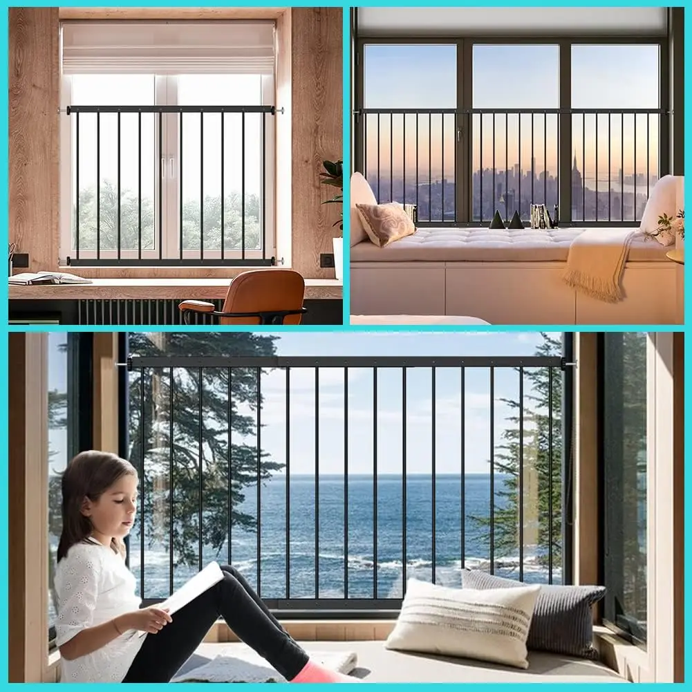 Window Safety Guards for Children Kids Child Toddler Pets Proof Guard Gate for Home