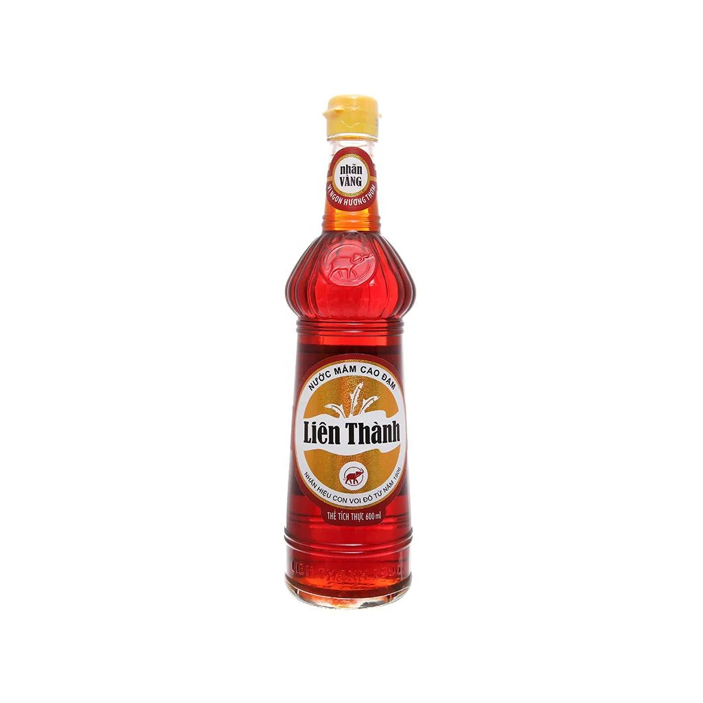Lien Thanh Yellow Label Fish Sauce 600ml Traditional Authentic Taste Fish Sauce For Cooking Recipes Or OEM Suppliers