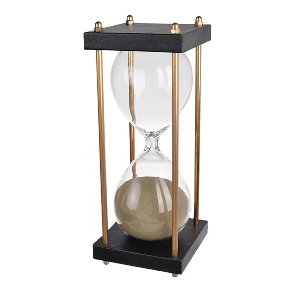Durable long lasting sand clock Metal Hour Glass Sand Timer for Vintage Home Decor for Wedding Gift in low price