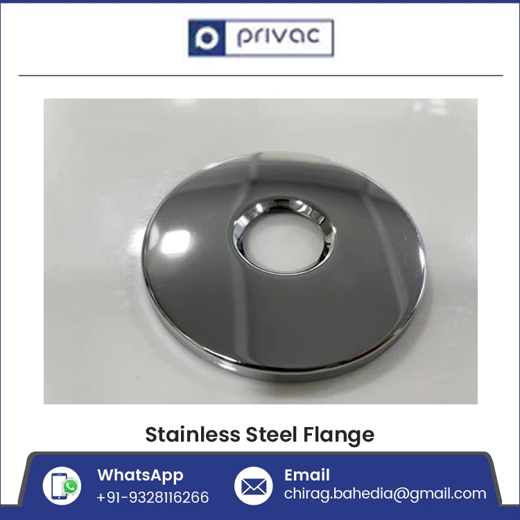 1/2x70mm 65mm 55mm 50mm stainless steel flange chrome plated
