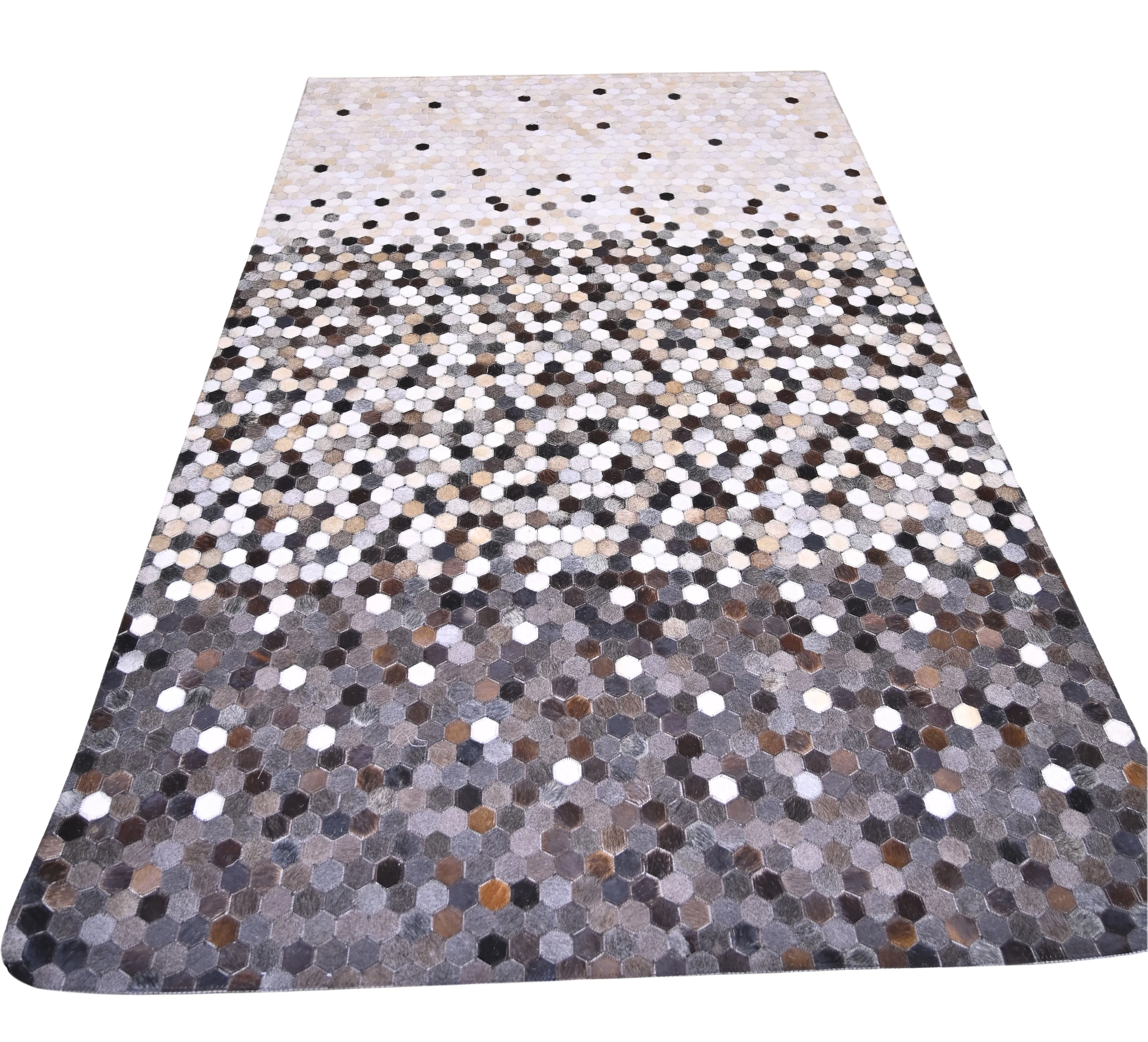 Luxury cowhide patchwork hair on leather rugs living room carpets and rugs for home living room bedroom office hallway rugs