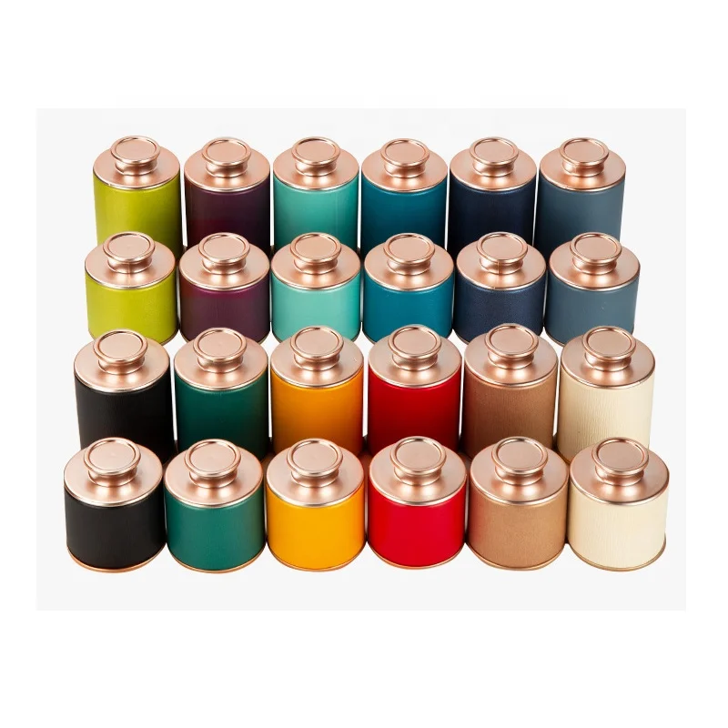 Biodegradable Food Grade Tea Canister Paper Tube Round Cans for Tea Bag Coffee Powder Package