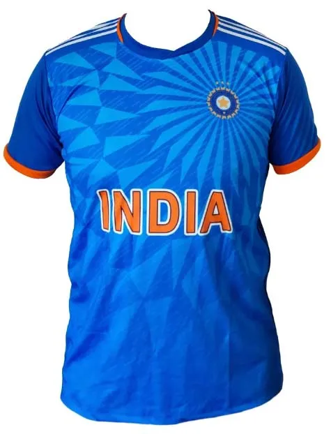 ICC World Cup T20 Cricket Jersey Sportswear for Fans and Players Shirt T20I WC 2024 India Cricket Jersey T20 World Cup 2024