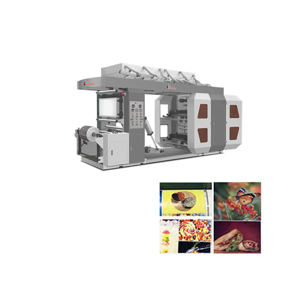 Стандартное качество флексографская печатная машина четыре цвета Flexo онлайн бумажный мешок по оптовой цене