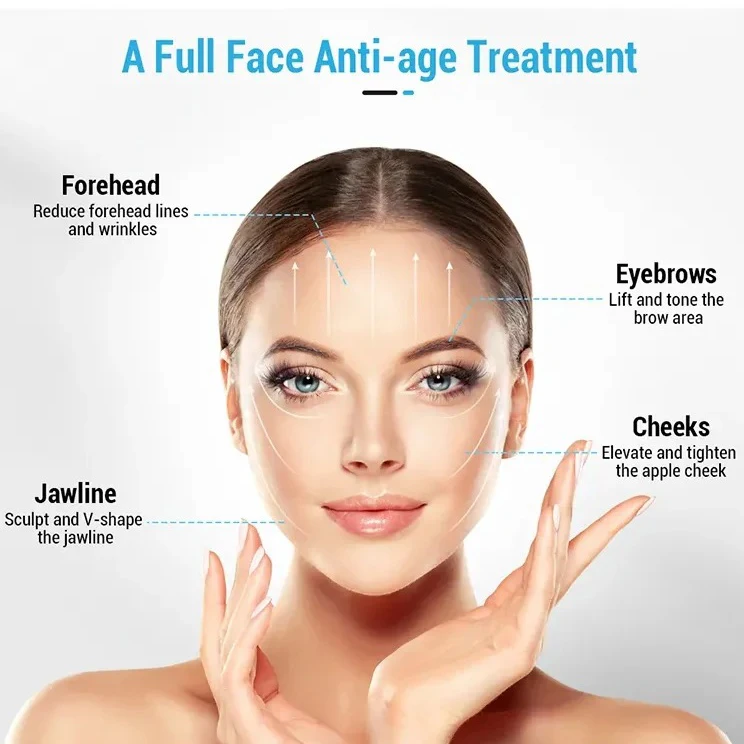 Third Generation Spa Emrf Em Rf Face Machine Pe Face Lifting Ems Facial Machine Portable