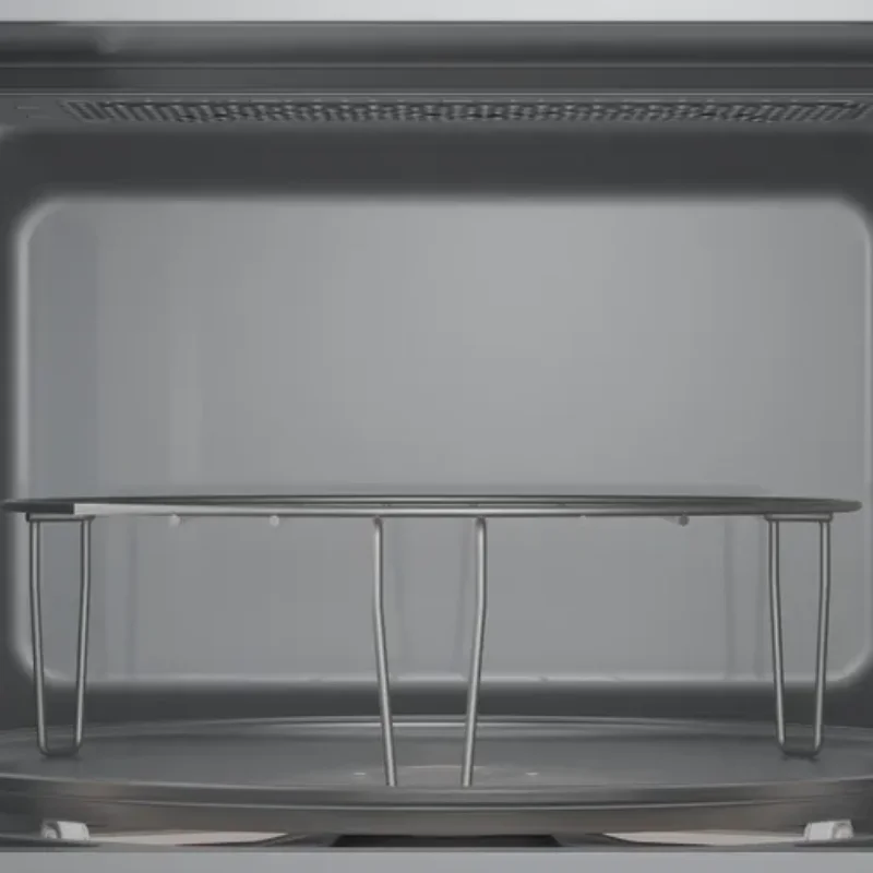 HOT DEAL Series 2 Freestanding Microwave 44 x 26 cm Stainless steel with Time Functions, 8 Automatic Programmes