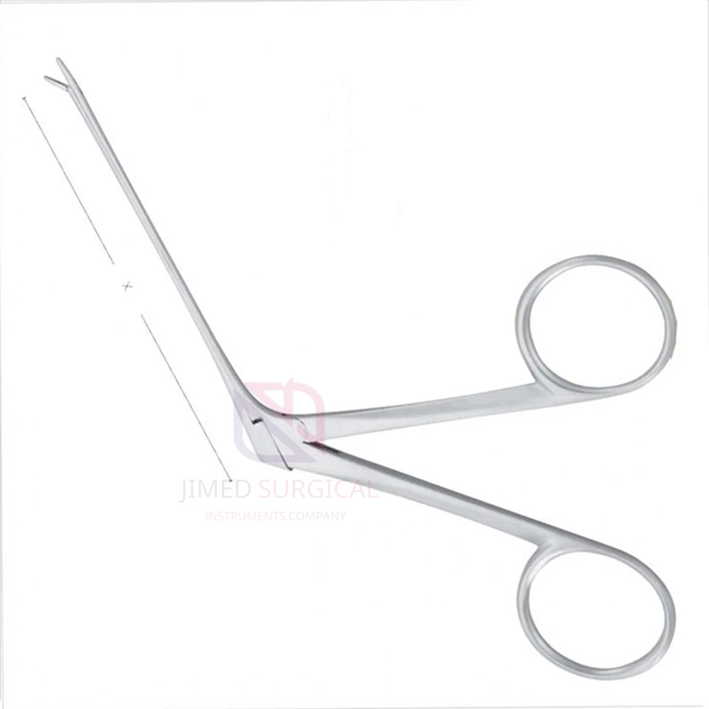 German Stainless Steel Ear Cleaning Aural Forceps ENT Surgical Micro Forceps Alligator Crocodile Ear Cleaner Forceps