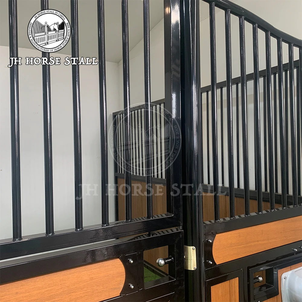 JH E08 Direct Factory Professional Manufacturer Steel Frame Structure Horse Stable for Sale