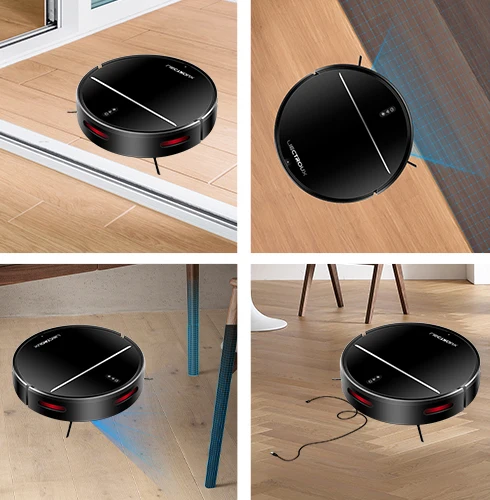 Wholesale LIECTROUX M7S Pro Vacuum Cleaner Robot Smart Gyroscope Navigation