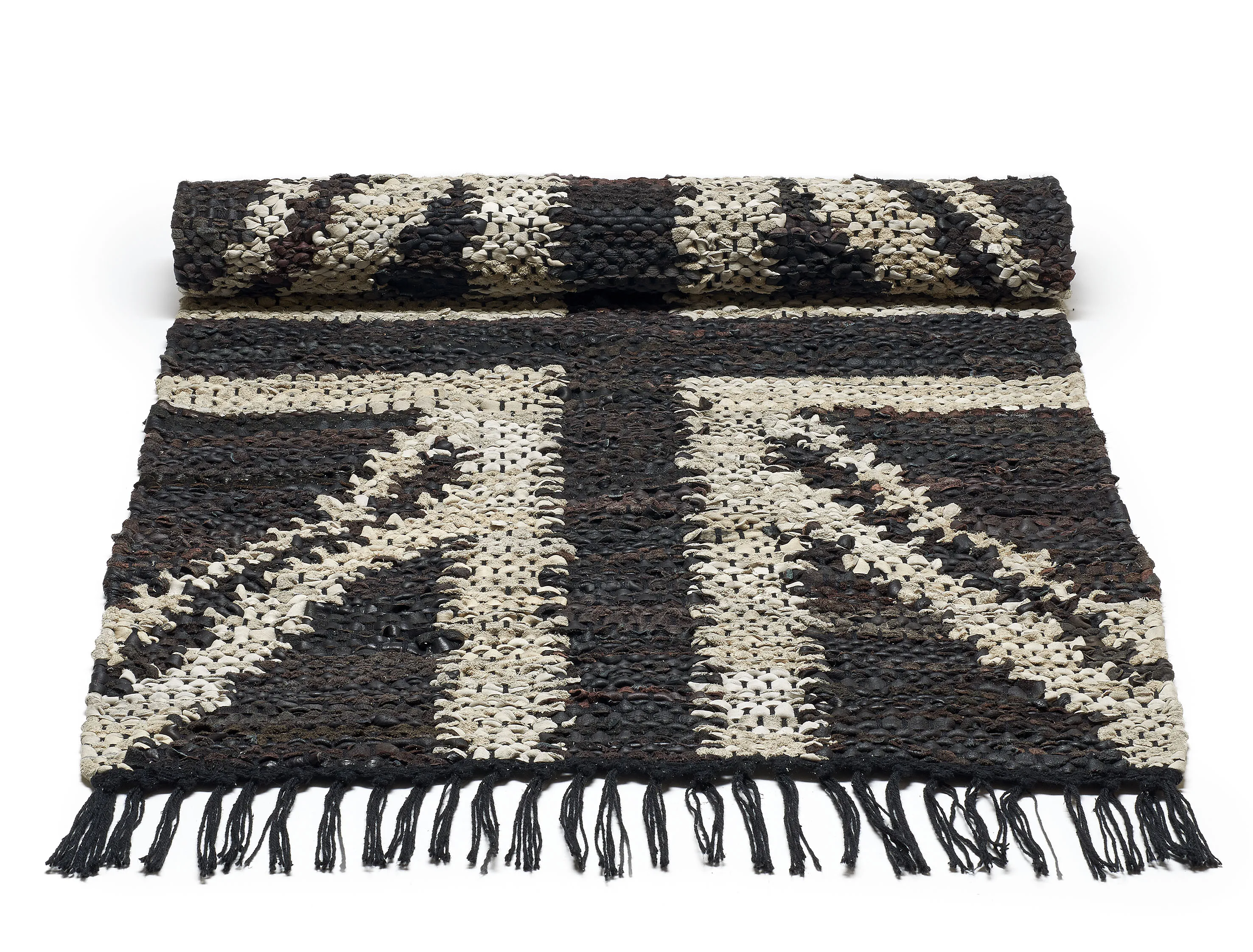 Home Decoration Modern leather carpet rugs leather long pile shaggy carpets and rugs for home and hotel