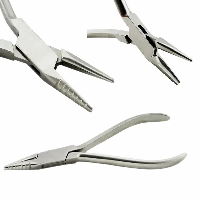 Non-slip Handle Breaking/Cutting Glass Pliers Stained Glass Tools Flat End Flat Glass Trimming Pliers Hand Tool by UAMED IND