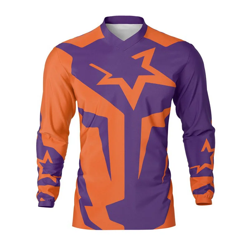 Motocross Jackets Trail Riding suits off-road jersey Clothing 100% Polyester Sublimated Motocross Jersey Motorbike Racing Suit