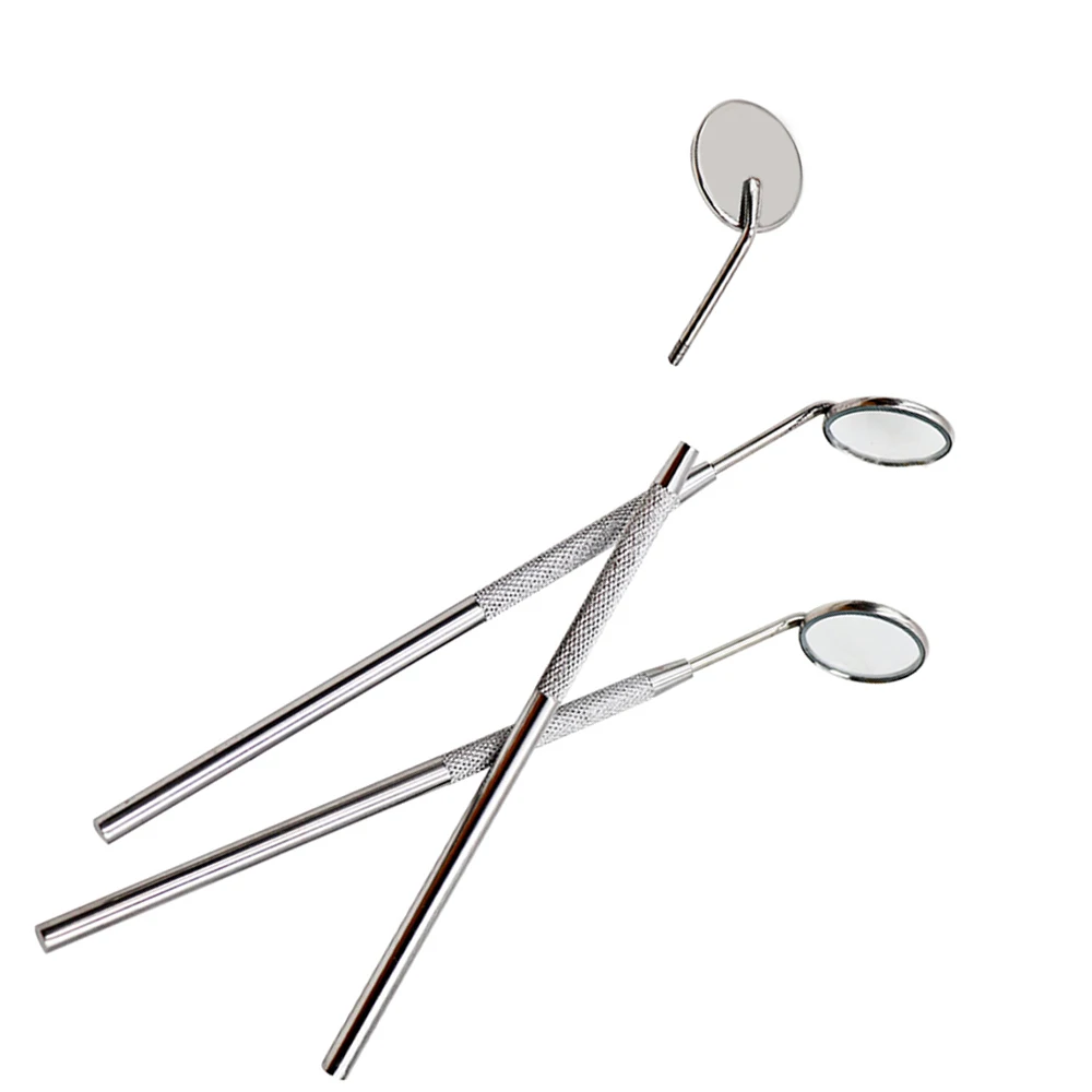Dental Mirror Stainless Steel Mouth Mirror Dental Hygiene Kit Dental Examination Dental Mirror With Handle CE