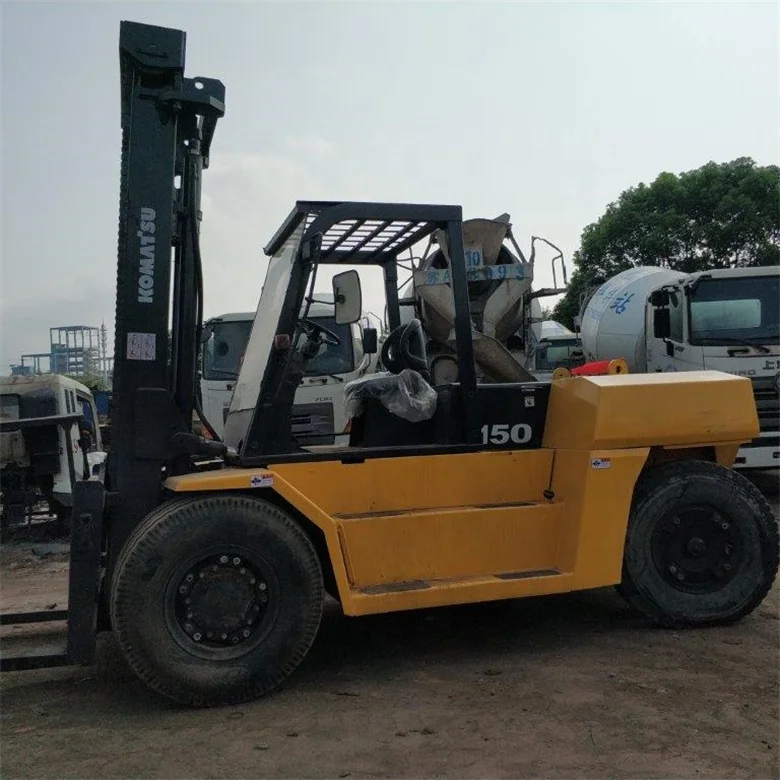 15 ton used high performance original komatsu fd150 fd30 forklift low price for sale