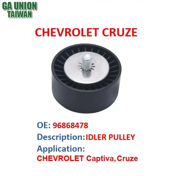 TIMING BELT PULLEY V-RIBBED IDLER PULLEY 96868478 FOR CHEVROLET Captiva, Cruze