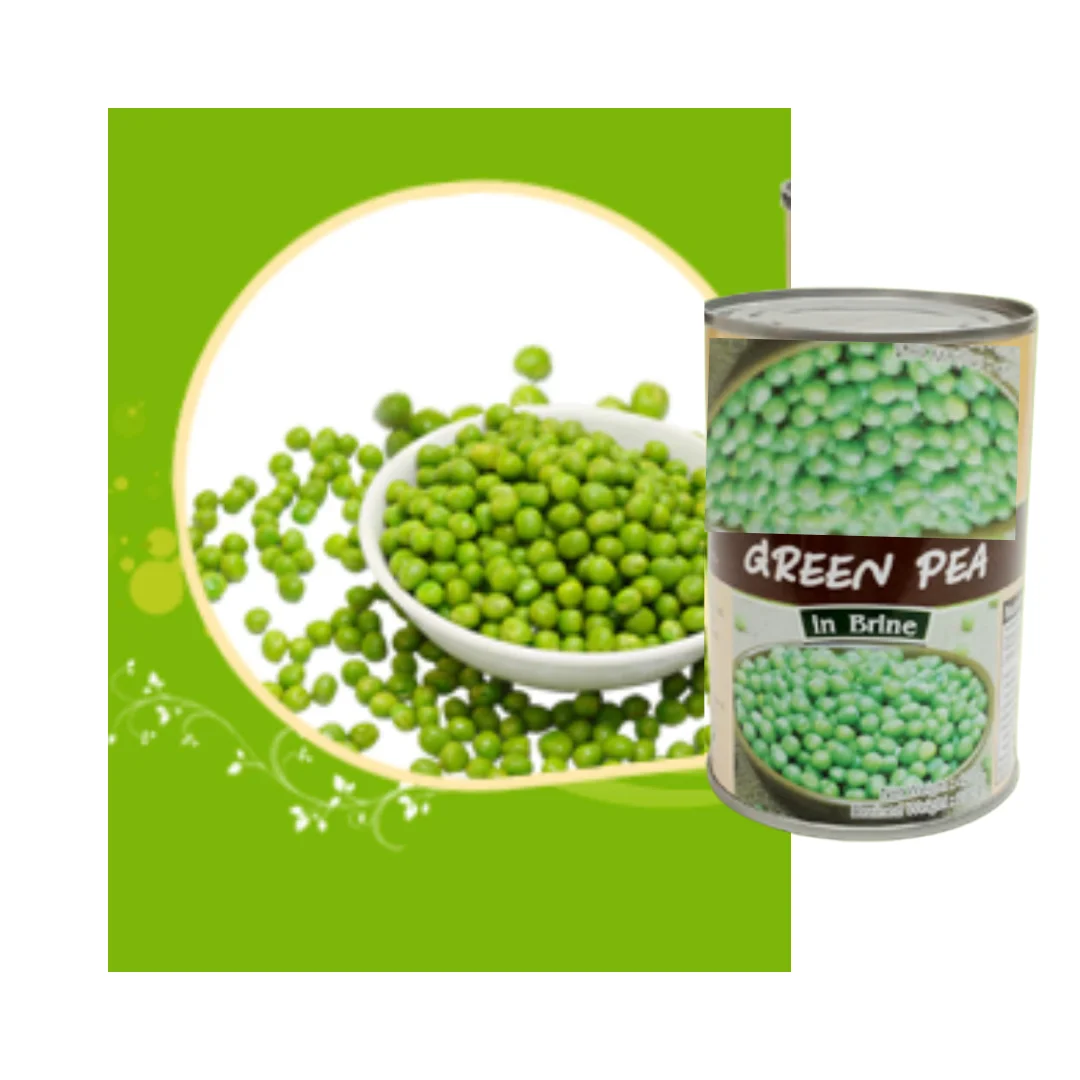 Canned Food Green Pea Sweet Pea in Brine Ready For Cooking Baking Desserts Sweet Product of Thailand