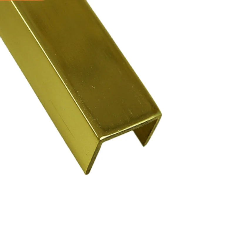 Premium U Shaped Brass Fitting, Brass Casting & Brass Hardware for Furniture Quality Press Metal Customized Plating Round Finish