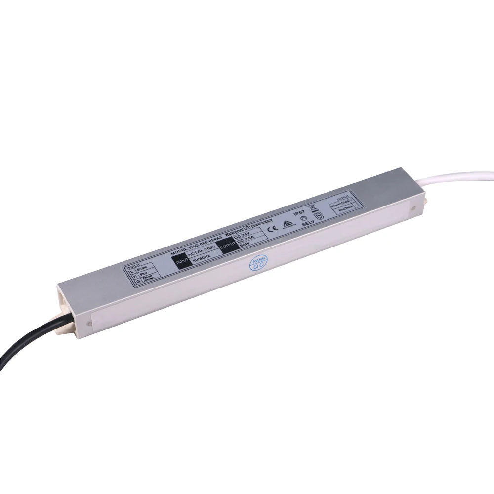 Oem Ip67 Водонепроницаемый источник питания 12 В 30 Вт 50 60 80 100 120 150 250 трансформатор светодиодный драйвер