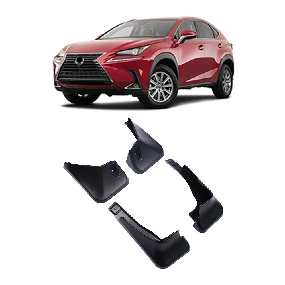 car mud flaps fender mudguards for Lexus NX200/NX300 2014-2017 Soft rubber material Non-destructive installation