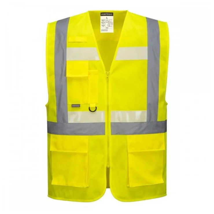 High Visibility Safety Reflection Vest Wholesale Fluorescent Yellow Cheap Reflective Vest reflective safety straps vest