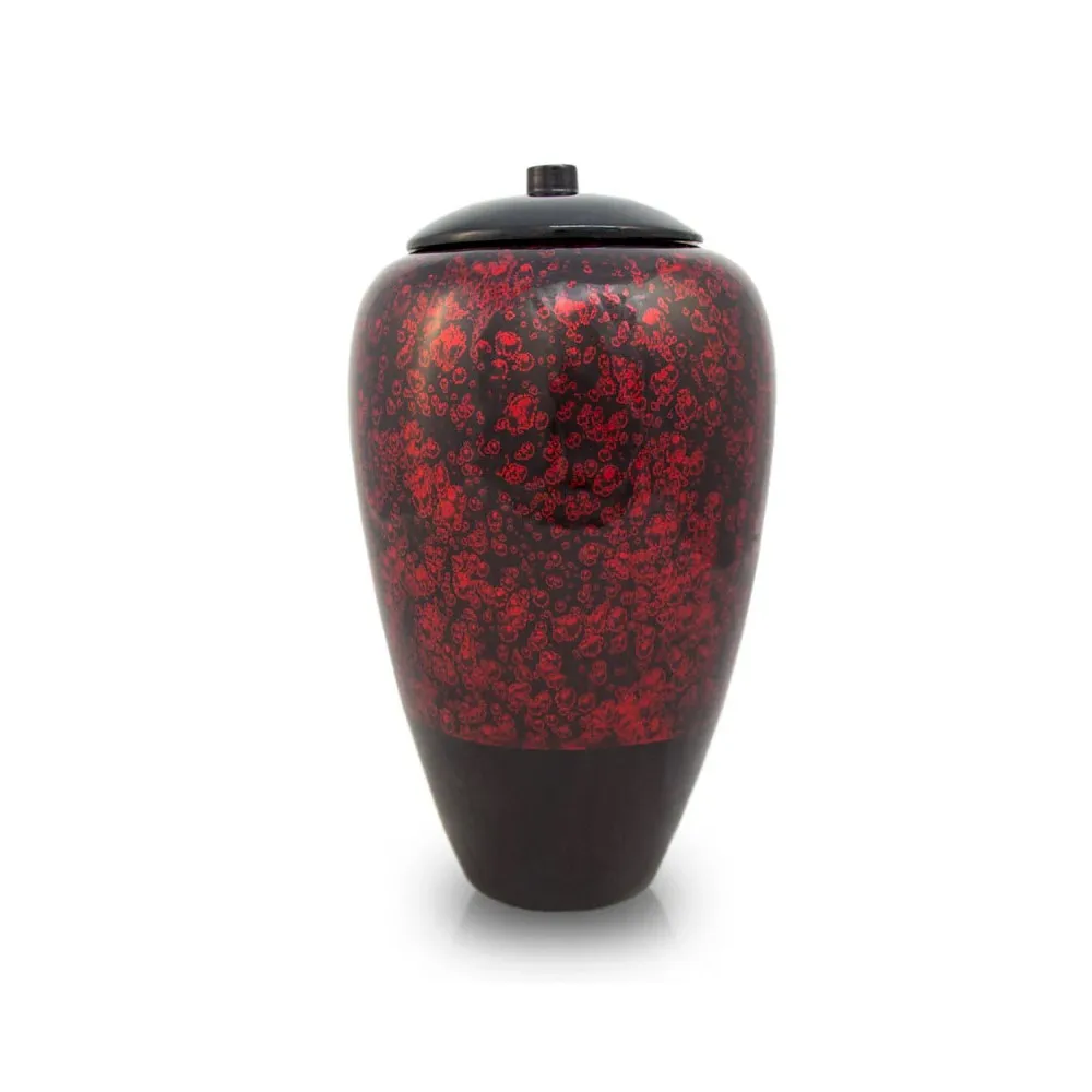 Cheap Price Spun Bamboo Cremation Urn for Ashes Lacquer Bamboo Funeral Urn Customize Scattering Urn made from Vietnam