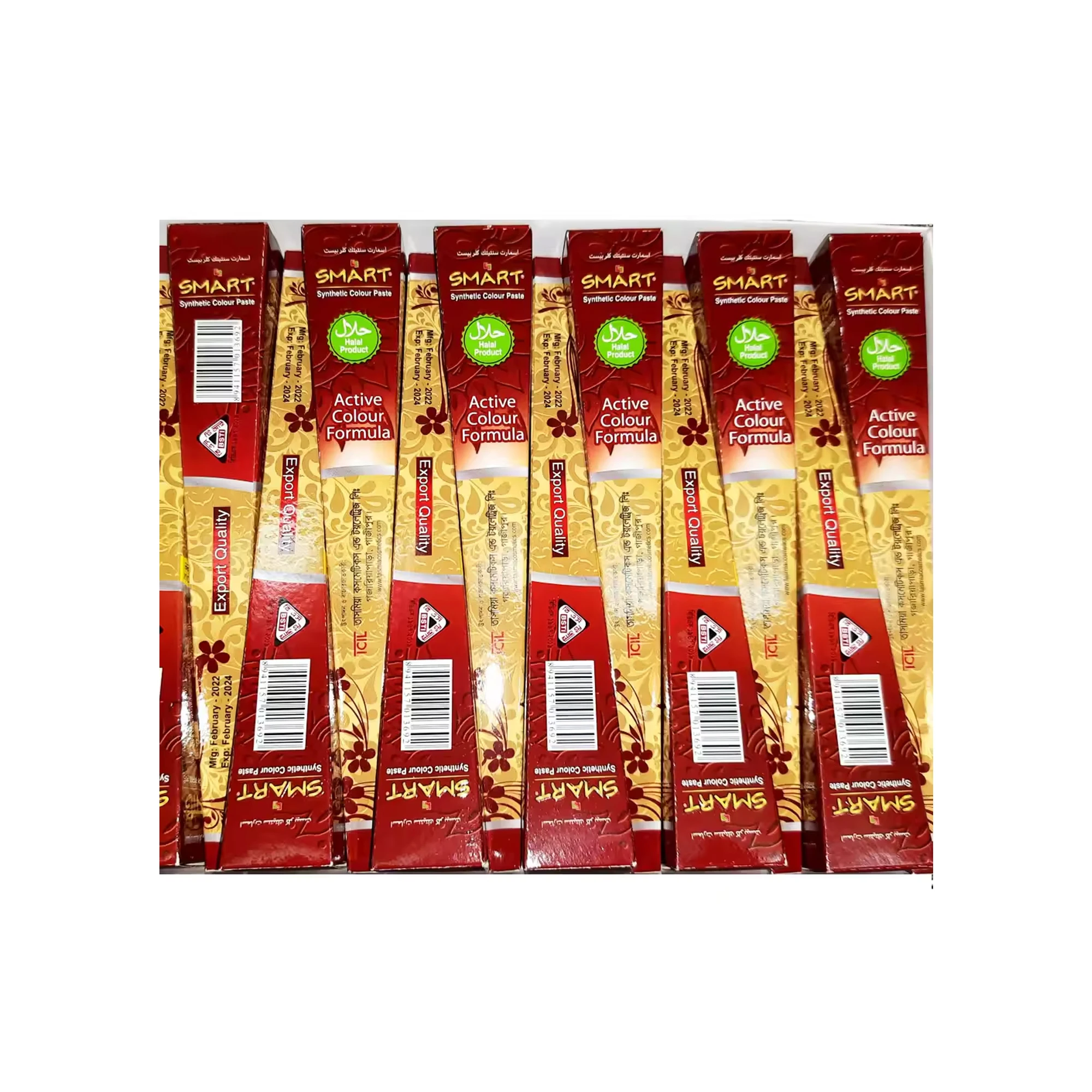 100% Natural Eco-friendly High Quality Marron Synthetic Color Paste Wholesale Factory Price Mehndi Henna Paste From Bangladesh