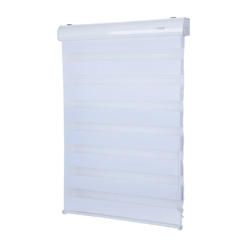 2024 LIUJIA Factory Direct Sell  High Quality Day Night Sunscreen Energy Saving Simply Operational  Manual  Zebra Blinds Shades