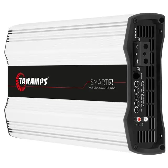 Taramps Smart 5 Digital Amplifier 5000 watts RMS Multi Impedance 1 to 2 ohms Power Control System Monoblock Car Audio
