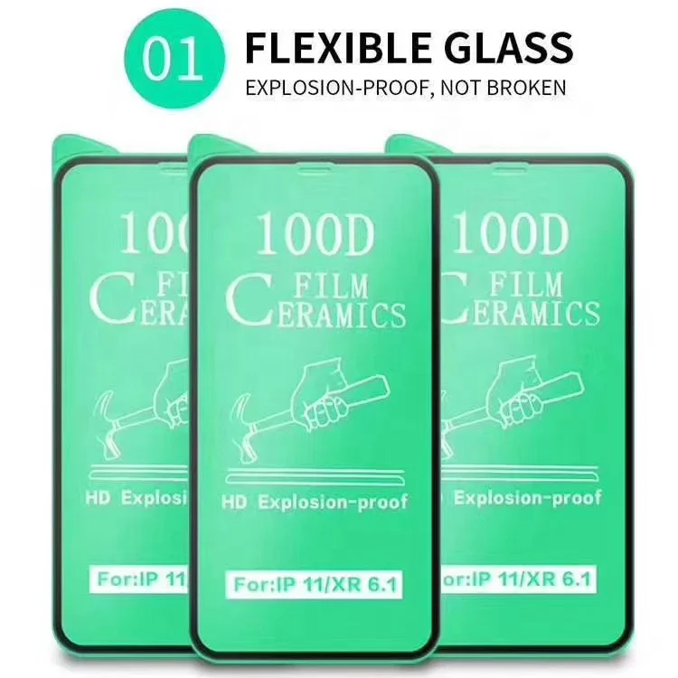 Factory Price 100D Matte Ceramic Screen Protector  For iphone 14 13 12 Tempered Glass Phone Film for Sumsung A13 A23 A53 A73