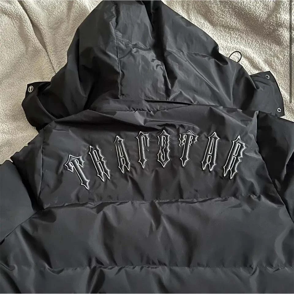 2024 Premium Quality Trapstar Decoded Hooded Puffer Jacket Wholesale Customize Puffer Jacket