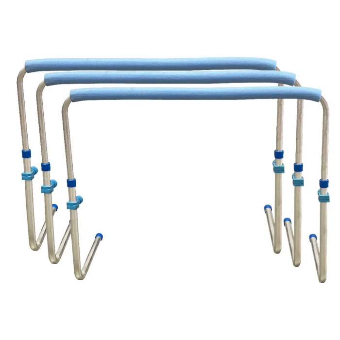 Sports equipment height adjustable hurdles plastic training folding hurdles bar hurdles speed agility for kids at school