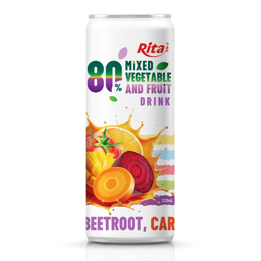 Buy Coconut Water Trending 320ml Sleek Can Mixed Vegetable And Fruit Drink Made In Vietnam at a good price from the factory