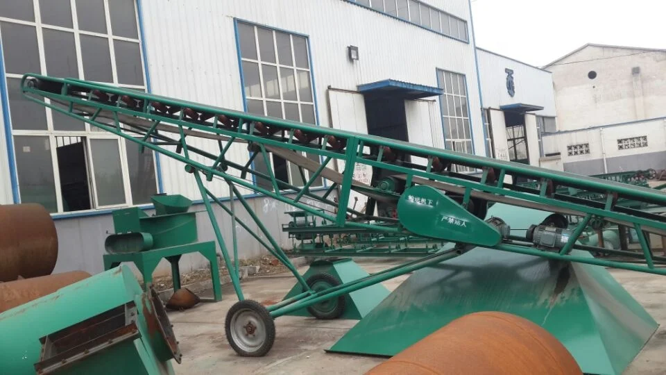 10 meter high quality fertilizer mobile belt conveyor