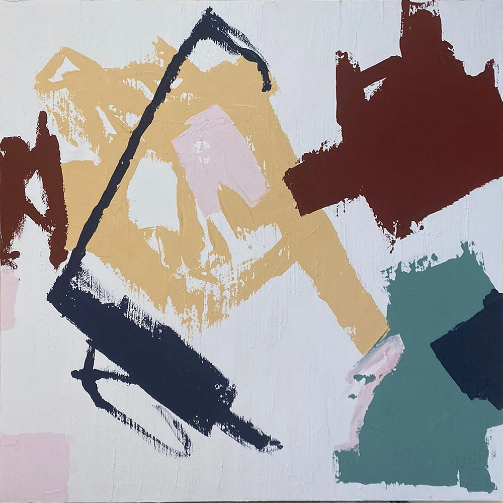 Handmade Gold Wall Art Abstract Oil Painting on Canvas Custom Size Home Decor Wall Hanging for Hotel Living Room Portrait Style