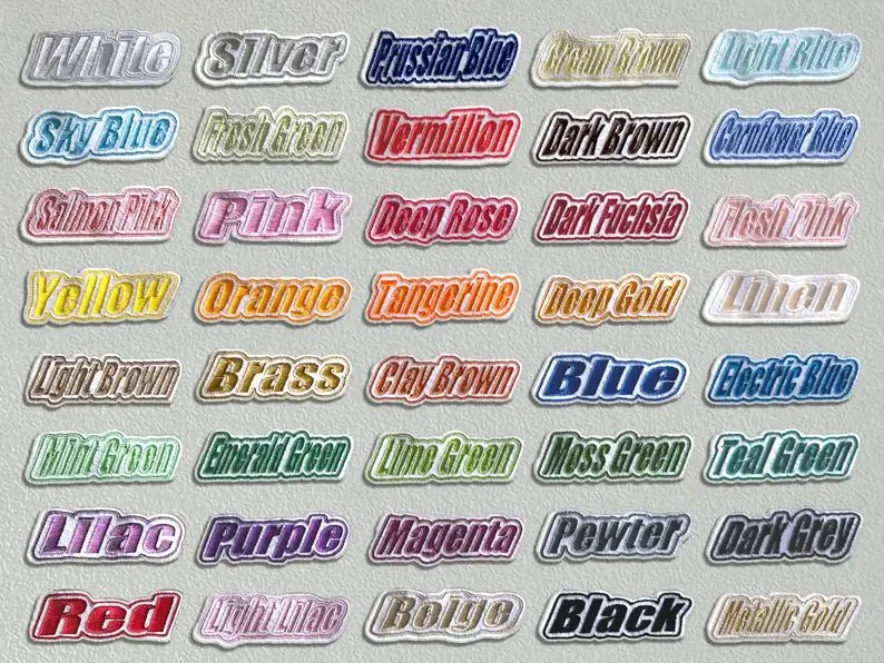 Customized Factory Made Cheap Price Fabric Embroidered Patch Badges Sew Embroidery Patches Clothing Woven Badges Patch