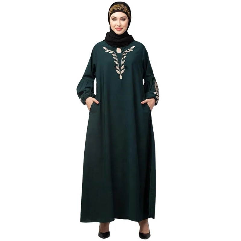 2022 Modern Fashion Set Matching Chiffon Kimono Dubai Turkey Kaftan Open Abaya Muslim Dresses