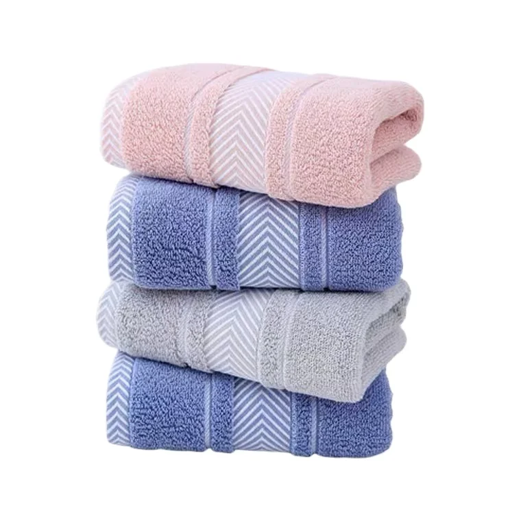 Hot sale customized private label gift set soft hotel Pure cotton bath towels sets for home and hotel best quality cotton towels