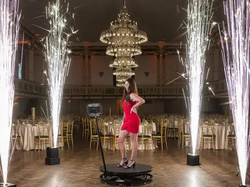 600 Вт мини-машина для холодного зажигания Свадебный холодный фейерверк вечеринки диско-шоу 360 аксессуары фотобудки