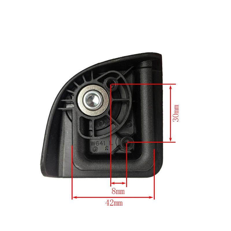 Pull rod luggage universal wheel orientation TPU caster General soft box corner wheel schoolbag caster manufacturer customized