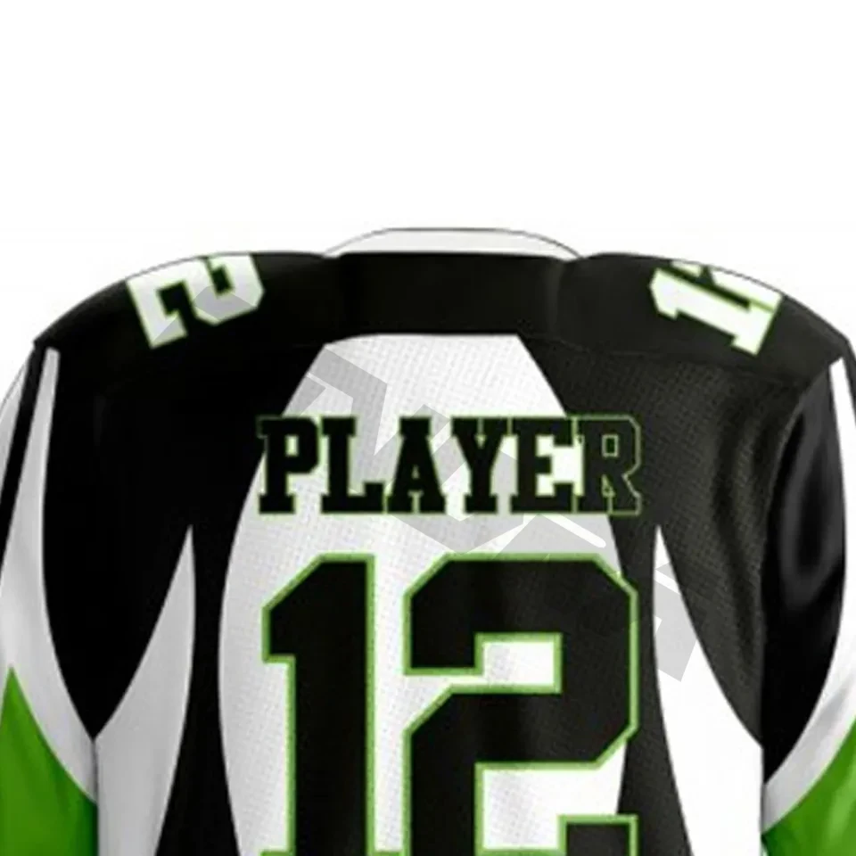 Top Quality Ice Hockey Uniform Polyester Free Design Cheap Sublimated Printing Custom Hockey Jersey