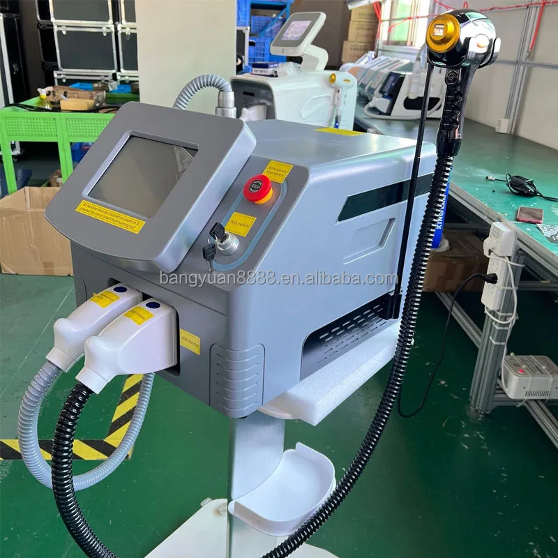 Professional 2 in 1 808 Diode Laser Hair Removal Picosecond Laser Tattoo Removal Machine