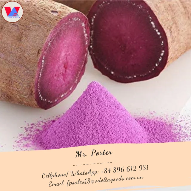 High quality Yellow sweet potato flour use for food factory / holiday