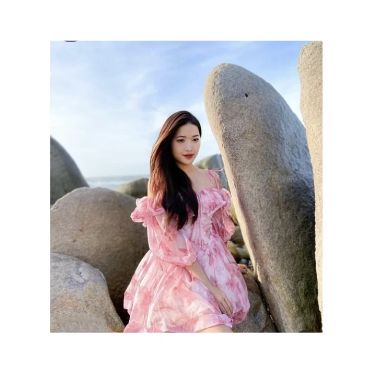 Casual Dresses High Quality Sustainable For Women Clothing Luxury Design Custom Size From Vietnam Manufacturer