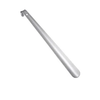 Handmade Hotel Supplies Promotion Convenient Shoehorn Extra Long Handle Steel Metal Shoe Horn Customized Logo Shoe Horn
