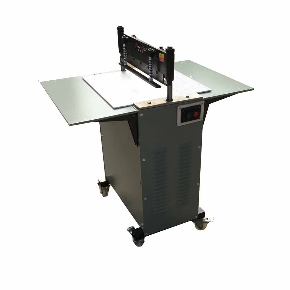 Automatic Electric cloth textile straight knife cutting machine table zig zag fabric sample cutter cutting machine