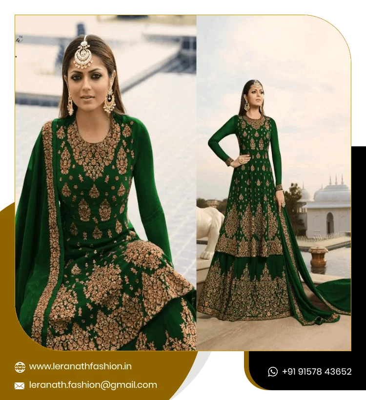 Pakistani Style Salwar Kameez/sarara/ Gharara/ Sharara Heavy Work Party Wear Ladies Suits Manufacturer