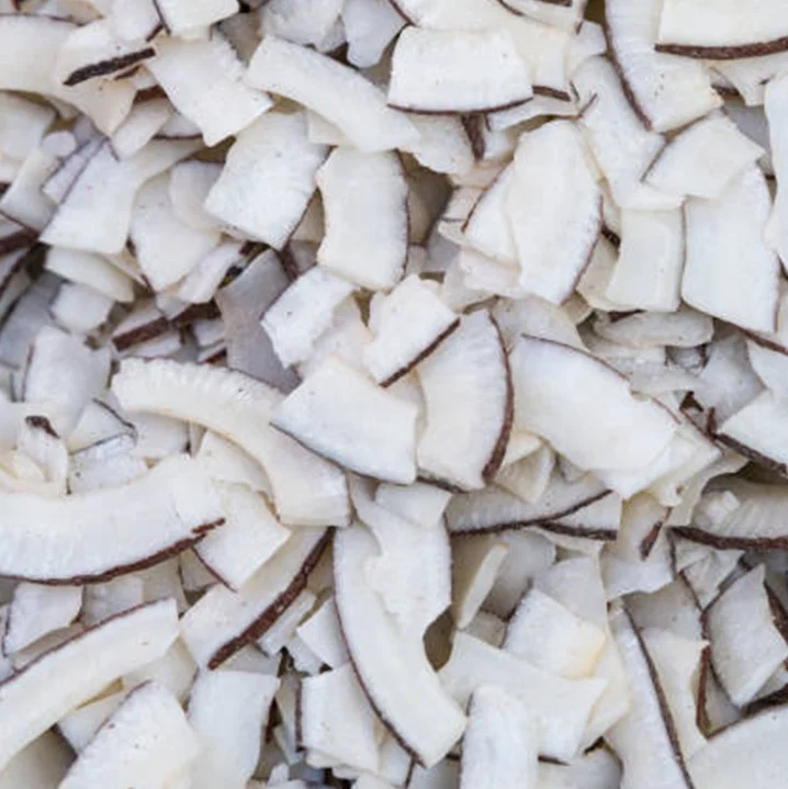 Органические кокосовые чипсы/натуральные свежие качественные органические ломтики кокоса/Цейлонские кокосовые чипсы из Шри-Ланки по лучшей цене