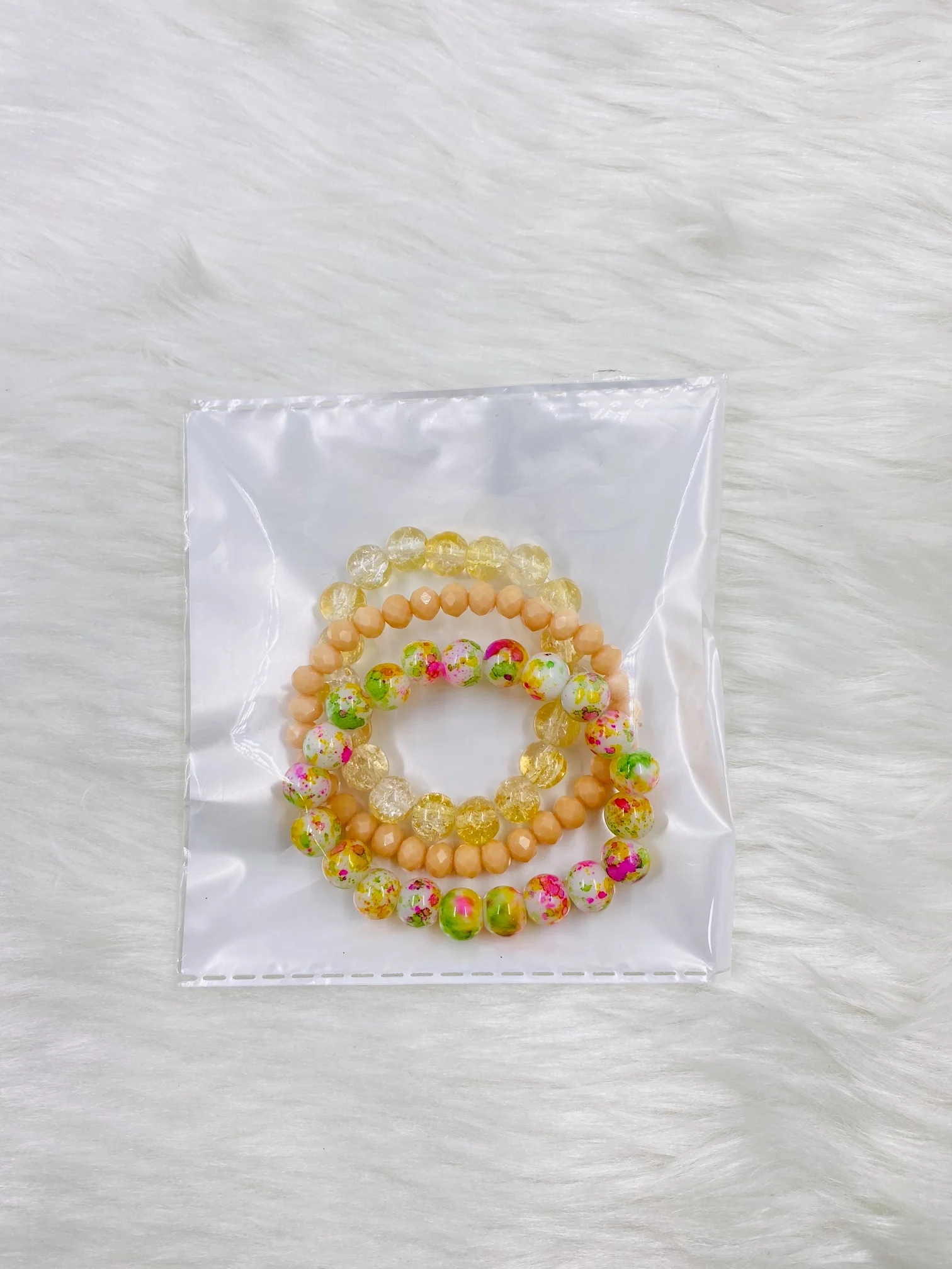 Hot Sale Beads Bracelet Combo of 3pc Multi Color Glass beads artificial Beads Bracelet Indian Jewelry Accessories for women