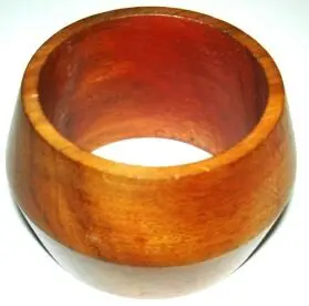 Best Quality Christmas Table Decoration Natural Wood Color Wooden Napkin Ring Wood Napkin Holder For Wedding Events Parties Use