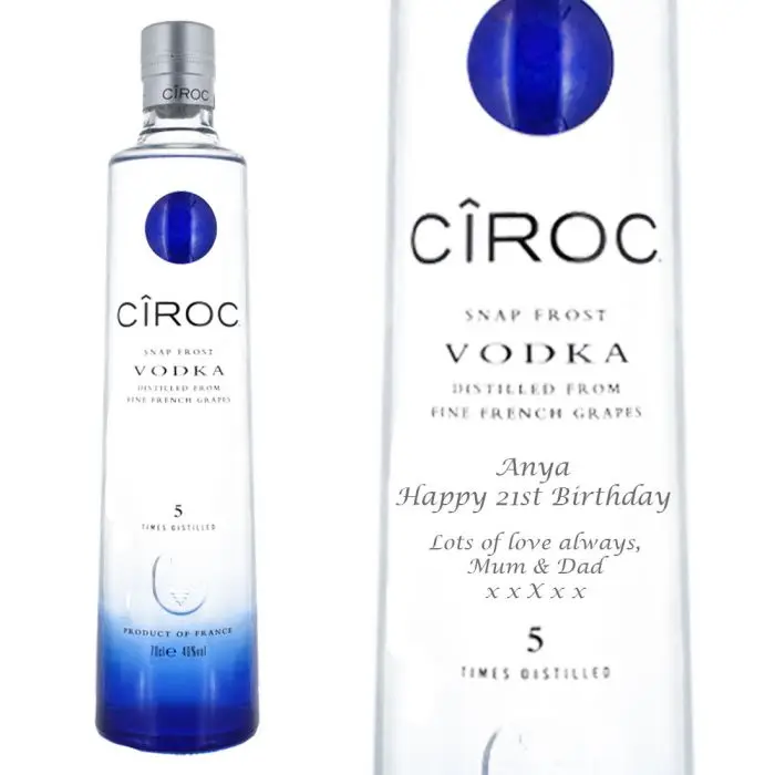 Недорогая оригинальная водка Ciroc роскошная ФРАНЦУЗСКАЯ ВОДКА 1 л размера 375 мл 750 низкая